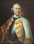 Conrad Witz Portrait of count Karl von Sivers painting